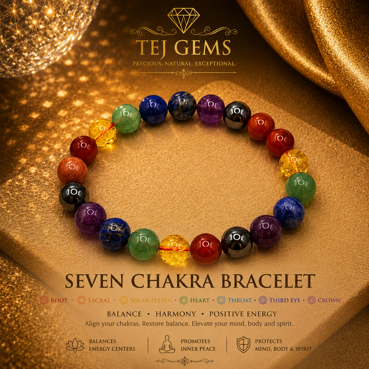 Seven chakra bracelet - Image 4