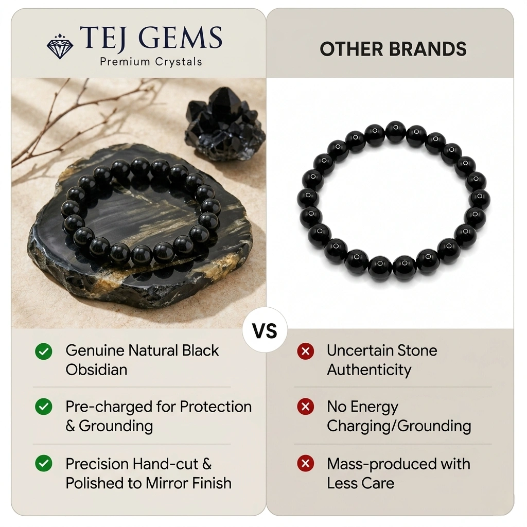 BLACK OBSIDIAN BRACELET - Image 2