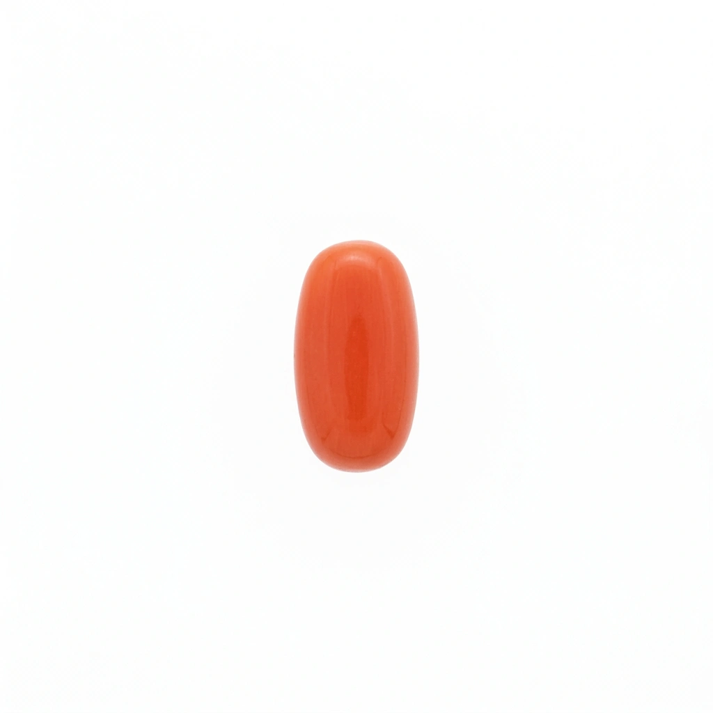 CORAL GEMSTONE WEIGHT 4.36 CARAT