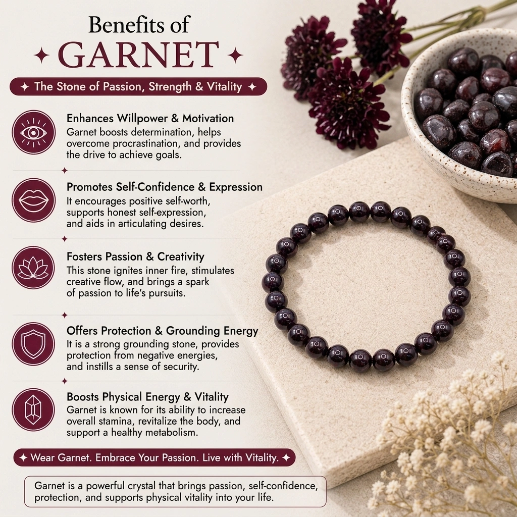 GARNET BRACELET - Image 5