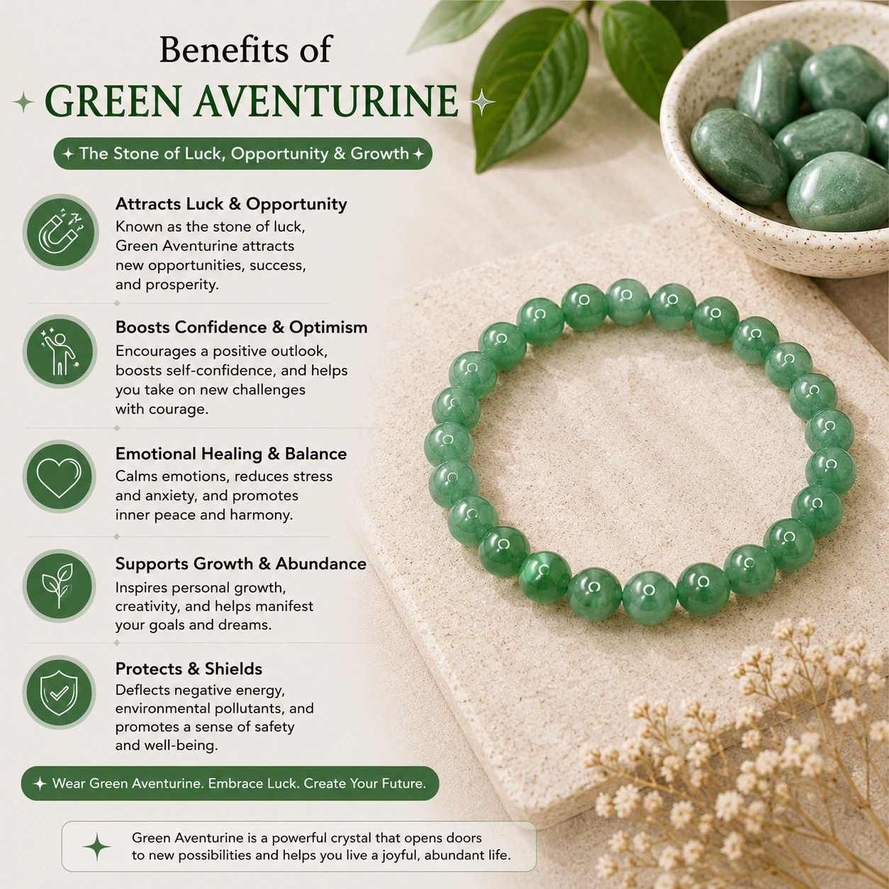Green Aventurine Bracelet - Image 4
