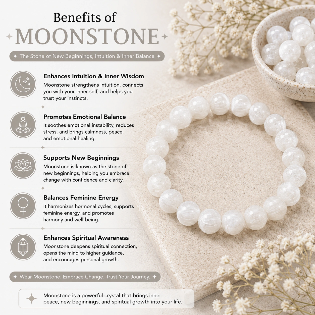 Moonstone Bracelet - Image 4