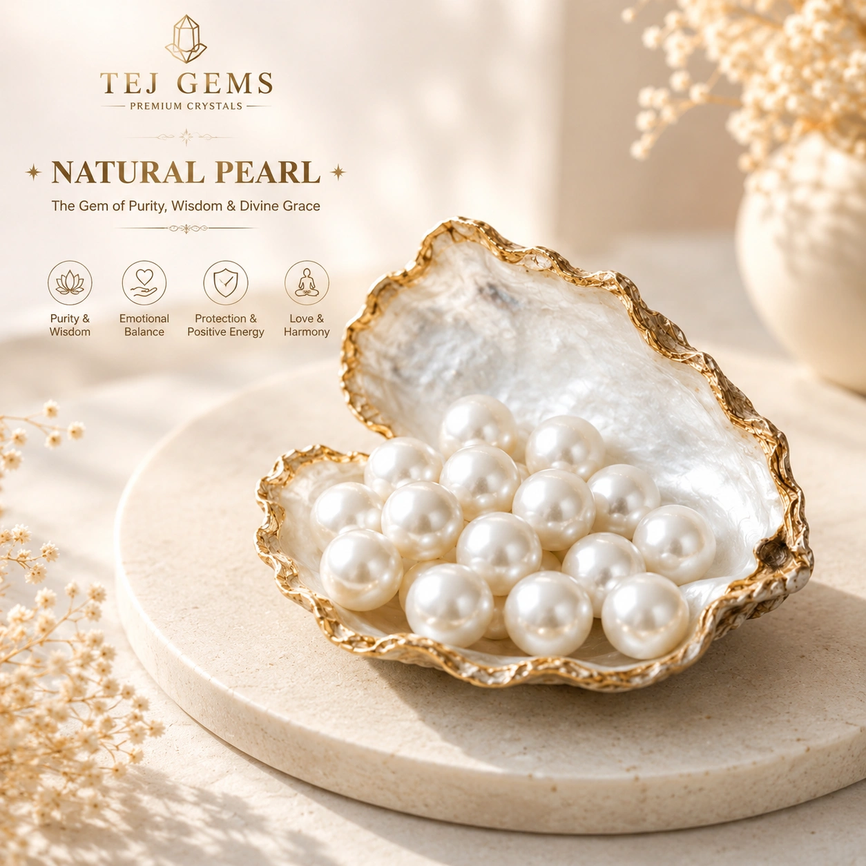 PEARL GEMSTONE, WEIGHT 3.05 CARAT - Image 3