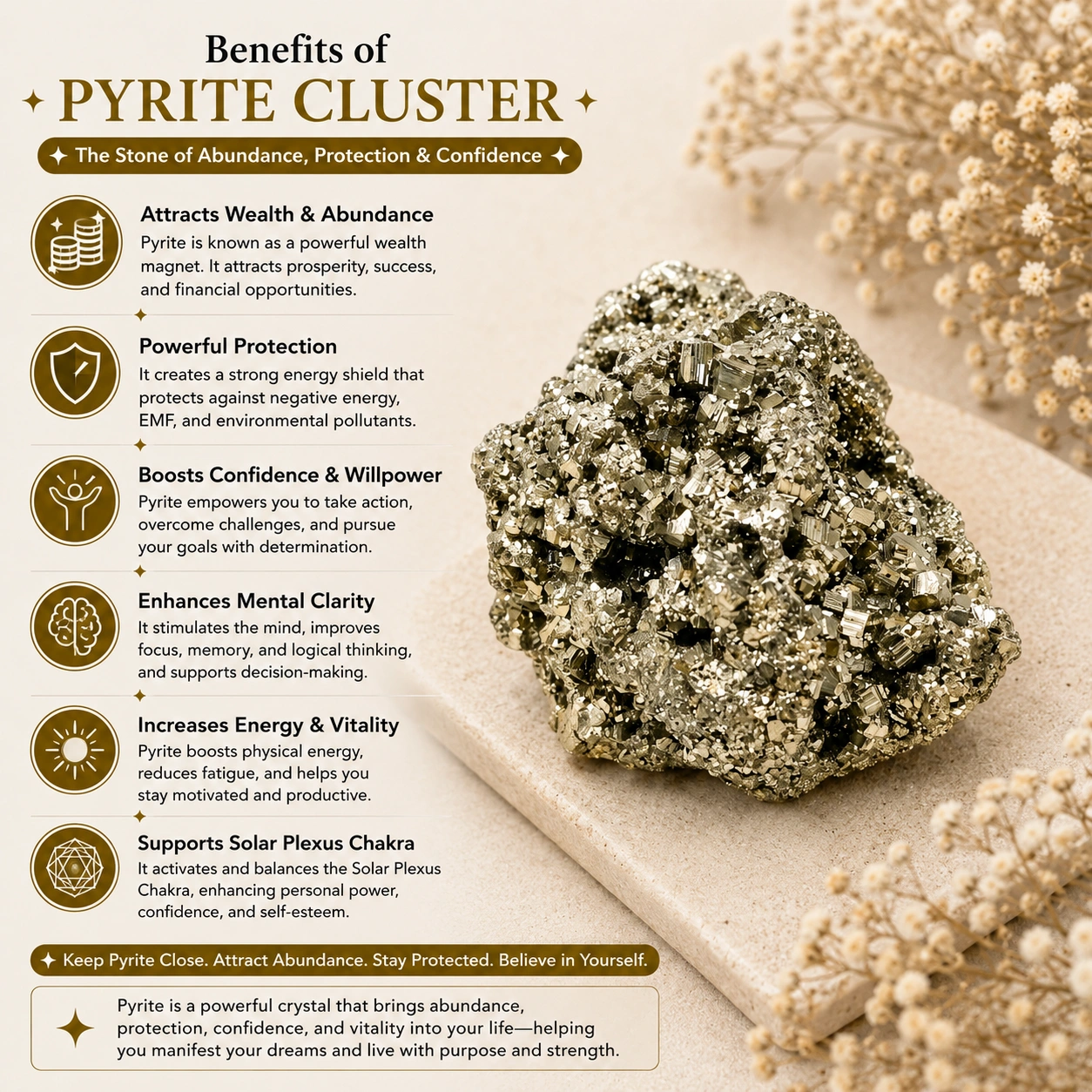 PYRITE CLUSTER 250 GRAM - Image 5