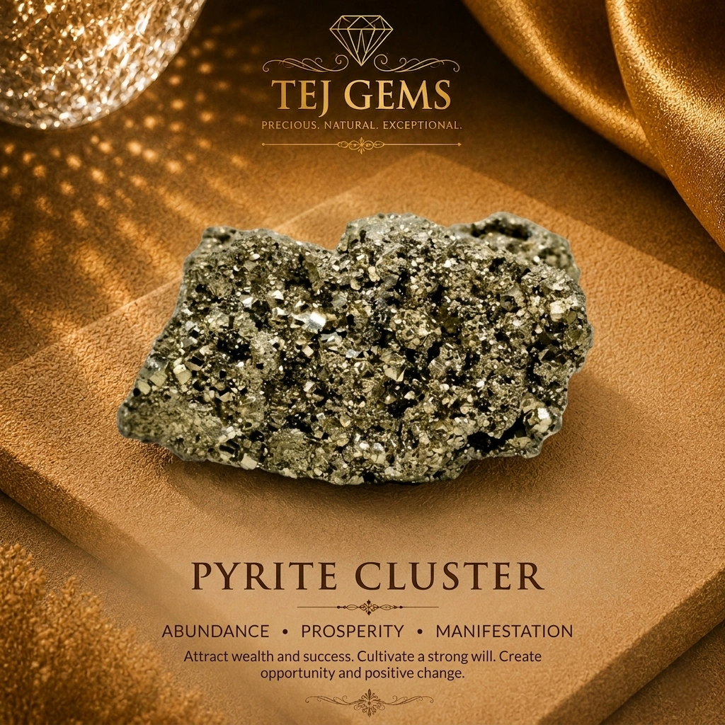 PYRITE CLUSTER 308 GRAM - Image 4