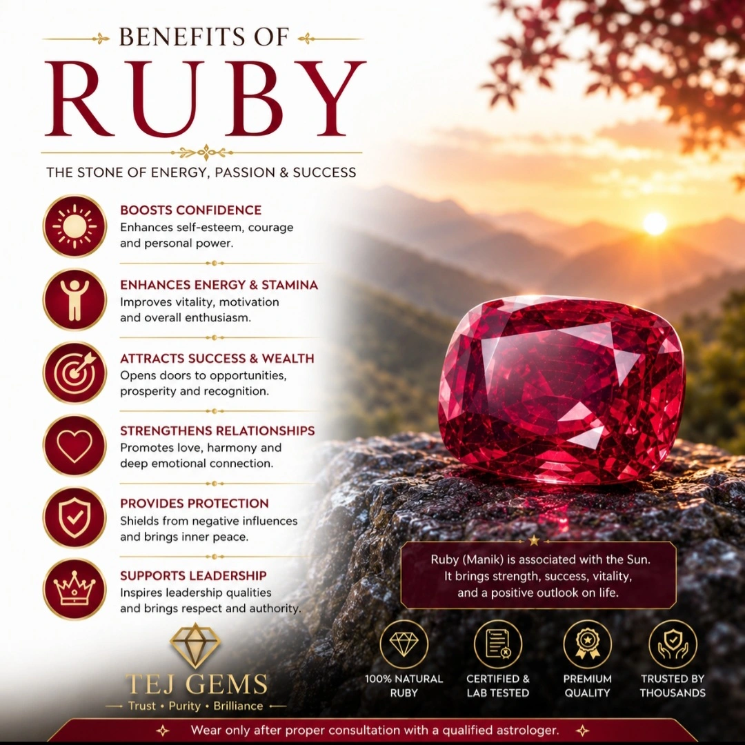 RUBY GEMSTONE, WEIGHT 4.45 ct - Image 3