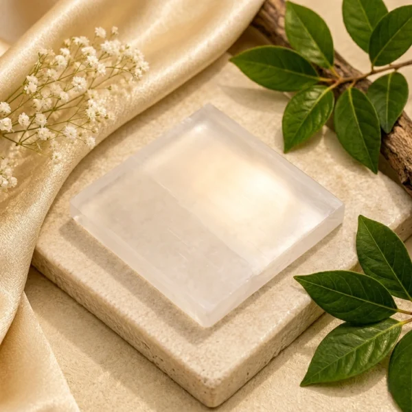 SELENITE PLATE (4 INCH SQUARE)