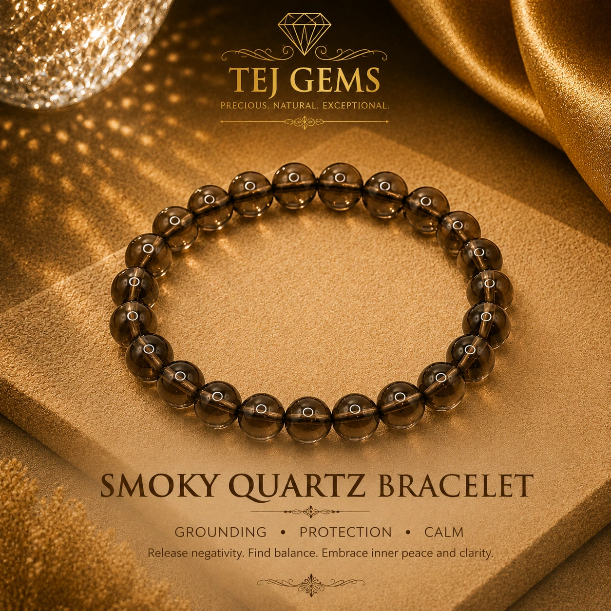 SMOKY QUARTZ BRACELET - Image 3
