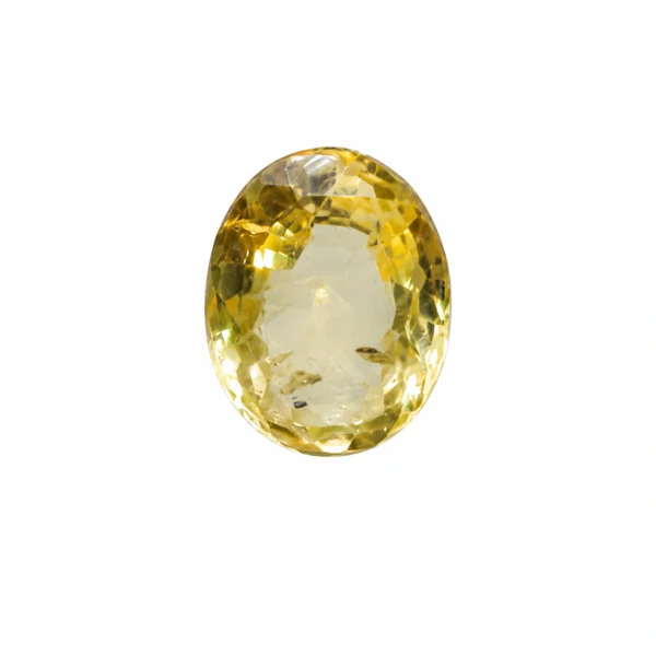 Yellow Sapphire Gemstone, Weight 3.02 Ct