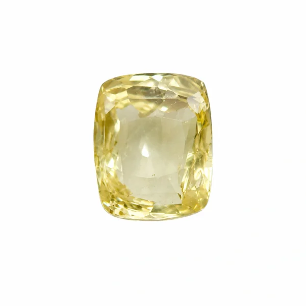 Yellow Sapphire Gemstone, Weight 3.19 Ct