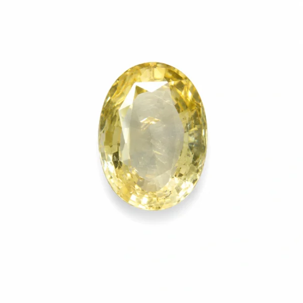 Yellow Sapphire Gemstone, Weight 3.61 Ct